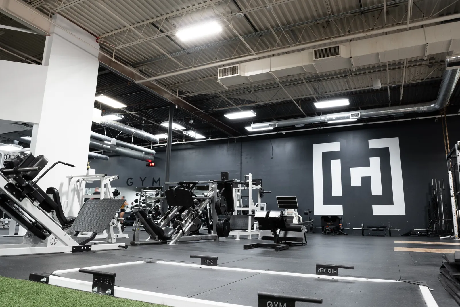 Weight room and turf — Hidden Gym Allen
