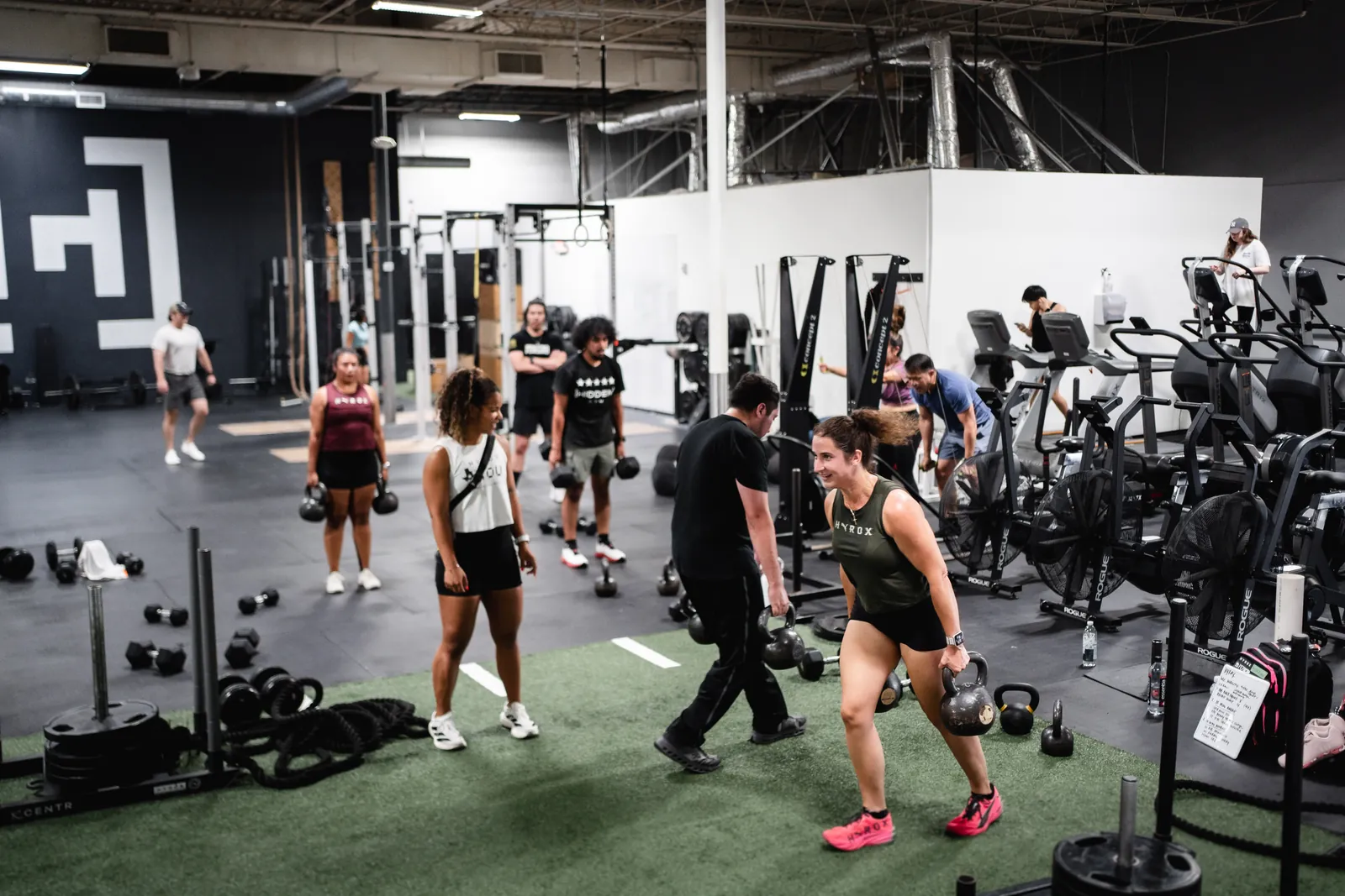 HYROX training equipment and classes at Hidden Gym Allen 1