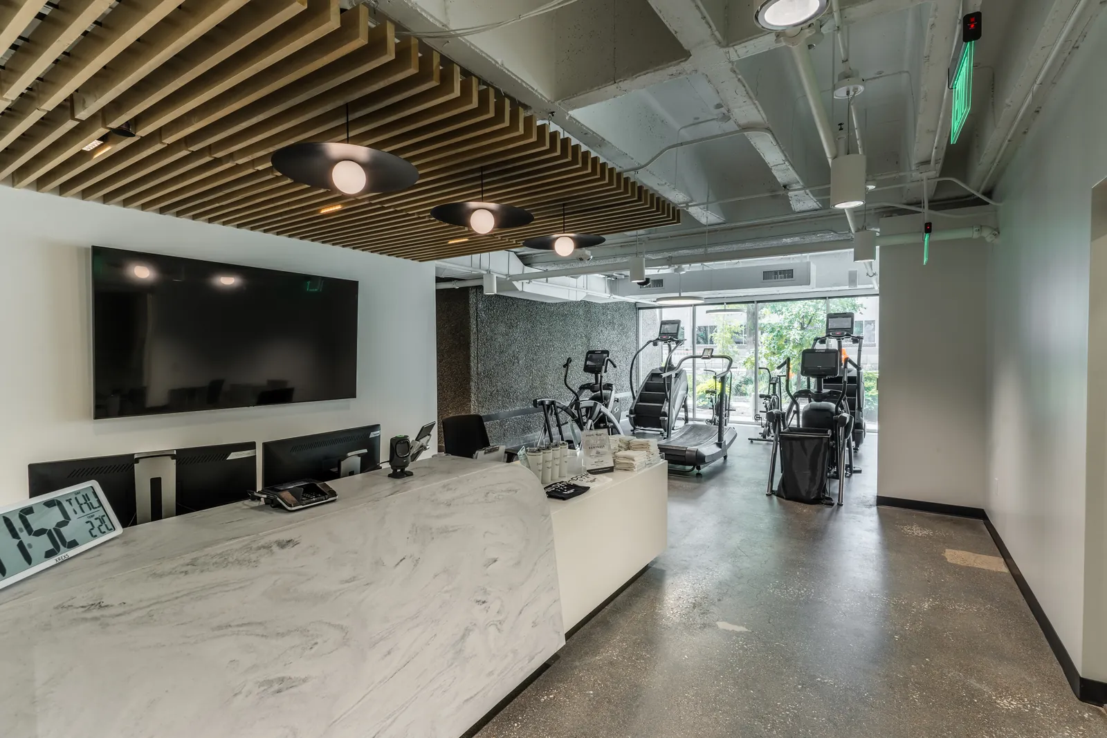Inside Hidden Gym at Pegasus Park