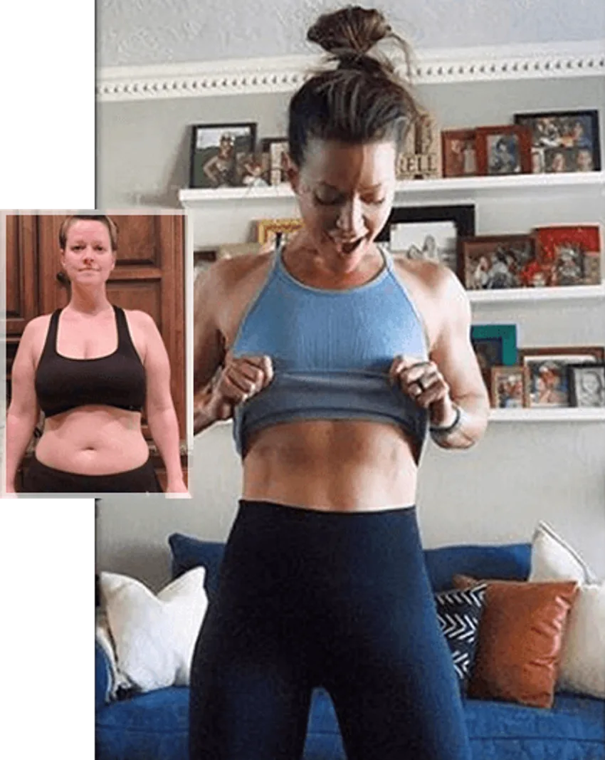 Hidden Gym member before and after transformation 1