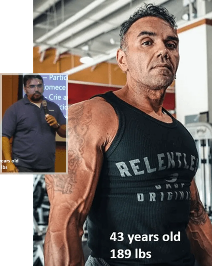 Hidden Gym member before and after transformation 2