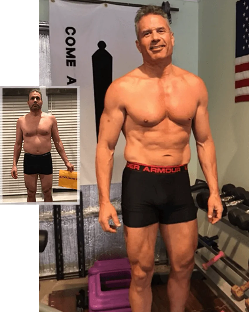 Hidden Gym member before and after transformation 3